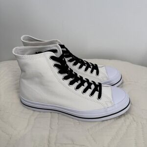 NEW Hood Conference High Top Canvas Shoes Mens 7 Womens 9 Mitchell & Ness